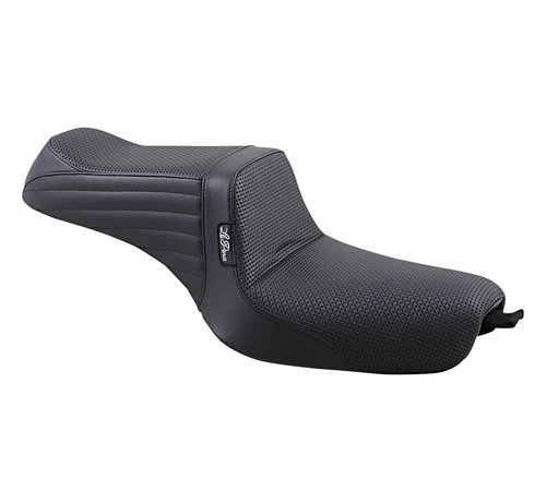 Le Pera Tailwhip Asiento de tejido de canasta Se adapta a: Sportster XL 2004-2022