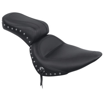 Mustang Seat One-Piece Studded Original 2-up Fits: > 84-99 Softail