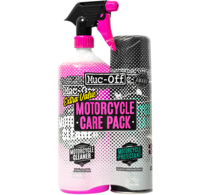 Motorcycle Care Duo Kit Cleaning and Protective