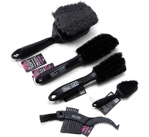 Muc-Off Ensemble de brosses Nettoyeur de saleté multifonctionnel