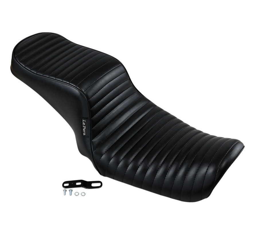 Asiento Cherokee 2-up plisado para Dyna FLD / FXD 06-17