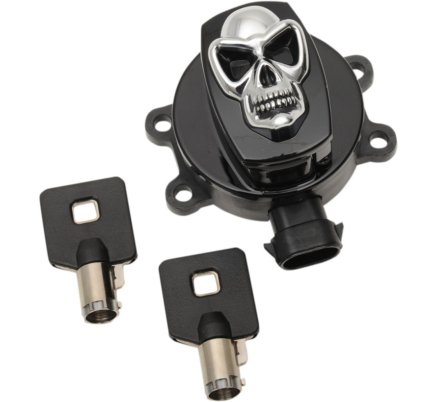 Skull ignition Switch 14-20 FLHR 11-17 FLS/​FLST 12-17 FLD FXDF FXDWG & FXDB