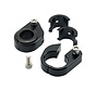 Speedometer mount clamps black or chrome