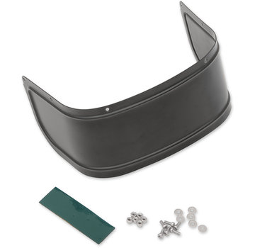 Drag Specialities Kotflügelrock aus plattiertem Stahl, schwarz oder verchromt, passend für 14-20 FLHT / FLHR / FLHTCUTG