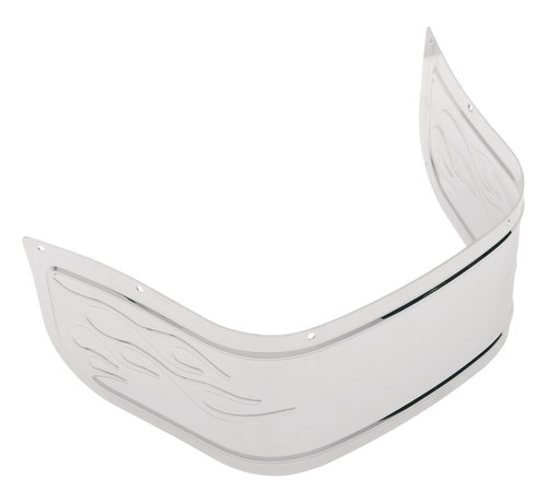 Drag Specialities Plated Steel Front Fender Skirt fits 09‐13 FLT/​FLHT/​FLHTCUTG With OEM Fender Skirt