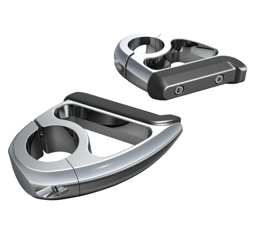 Ciro 3d products Motorschutz Zehenauflage Passend für:> jedes Motorrad mit 1 1/4 "(32 mm) Motorschutz