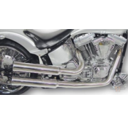 Falcon 2-2 Exhaust System Stainless Steel with ABE  Fits: > 86-06 FLST/FXST Softail