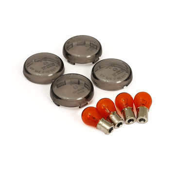 MCS Kit de lentes de señal de giro bullet smoke Se adapta a:> 02-17 V-Rod
