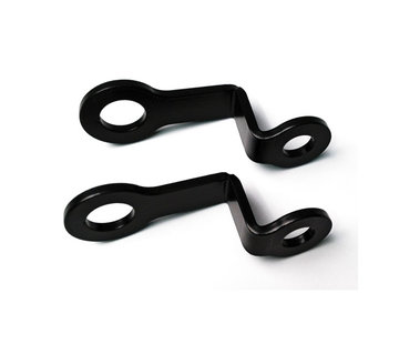 Cult Werk turn signal Brackets Rear Black Fits: > 91-17 Dyna; 86-19 all Sportster