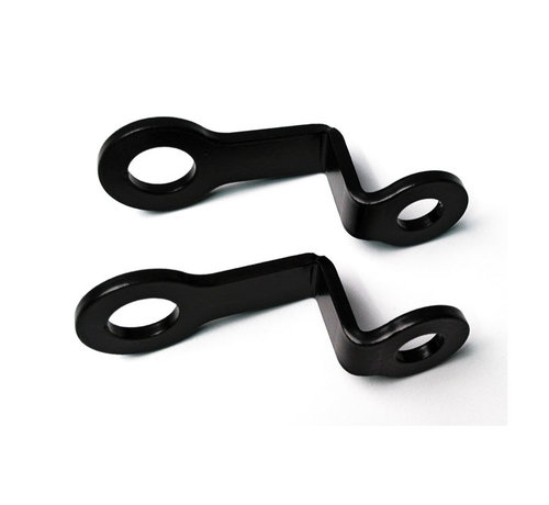 Cult Werk turn signal Brackets Rear Black Fits: > 91-17 Dyna; 86-19 all Sportster