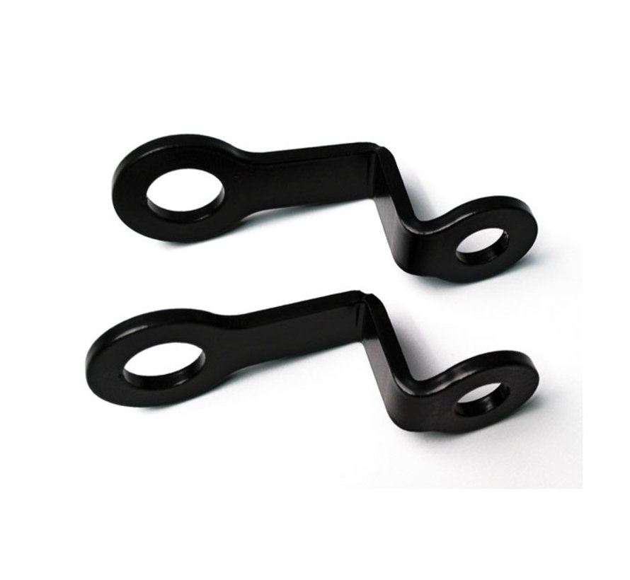 Supports de clignotants arrière noir Convient à:> 91-17 Dyna; 86-19 tous les Sportster