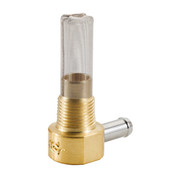 Golan Products low profile tank fitting 3/8 NPT. Brass Fits: > 3/8 npt fitting 5/16 (8mm) fuel hose