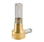 tankfitting met laag profiel 3/8 NPT Messing Past op:> 3/8 npt fitting 5/16 (8mm) brandstofslang