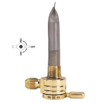 Golan Products Click-Slick Petock 3/8 NPT 6-AN Kraftstoffanschluss Messing Passend für:> 66-74 FL, FX; 57-74 XL