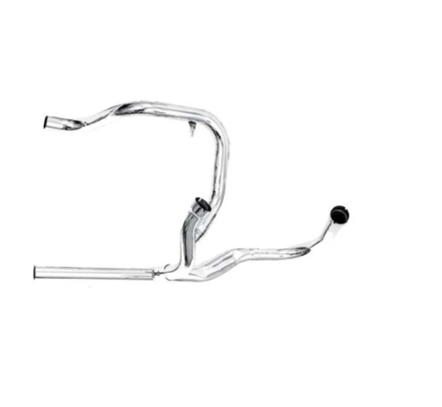 crossover head pipes Chrome Fits: > 48-64 Panhead