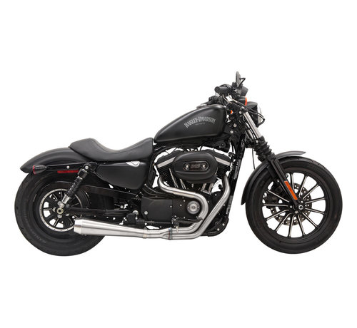 Bassani Système d'échappement en acier inoxydable Road Rage III 2: 1 Compatible avec:> 86-03 XL Sportster