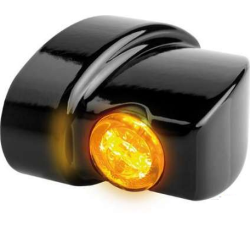 HeinzBikes Intermitentes LED LED negro o cromado ahumado Se adapta a:> 93-20 Sportster 93-17 Dyna 93-20 Softail