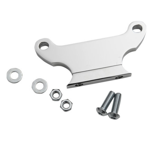 LA Choppers T-Bar Gauge Mount Kit black or chrome Fits: > 1.25" Diameter