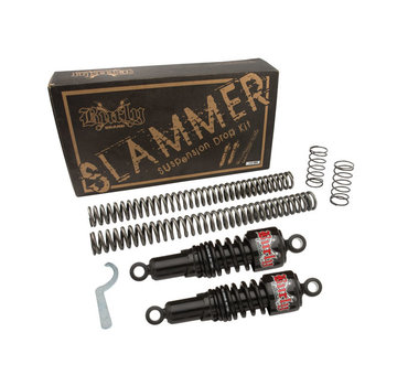 Burly kit slammer noir ou chrome Convient à:> 04-15 XL Sportster