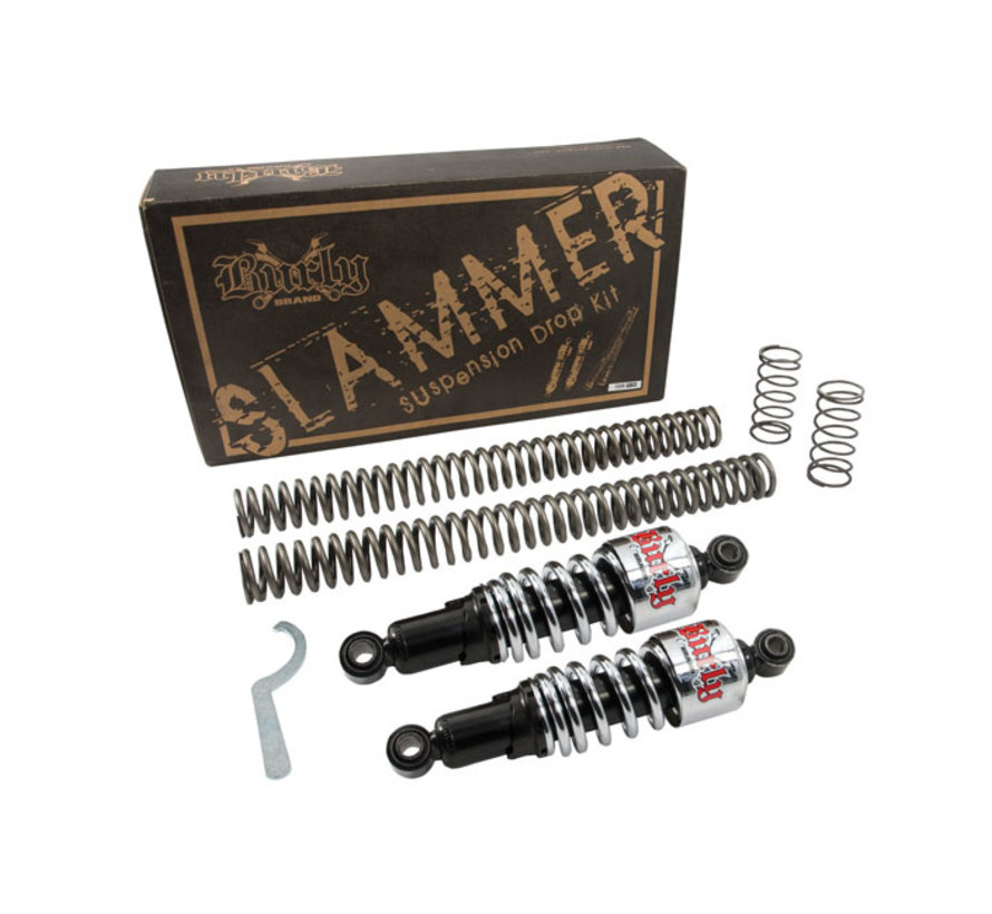 slammer kit black or chrome Fits: > 04-15 XL Sportster