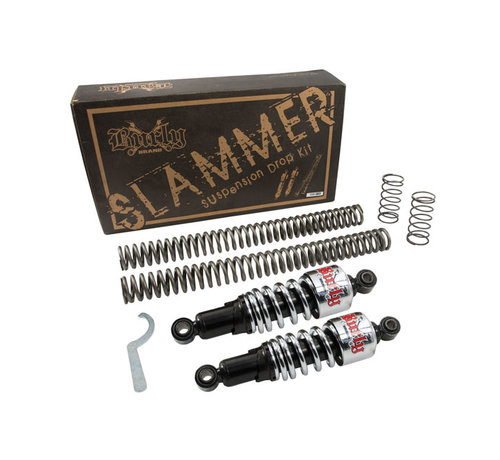 Burly Slammer Kit schwarz oder chrom Passend für:> 06-17 Dyna