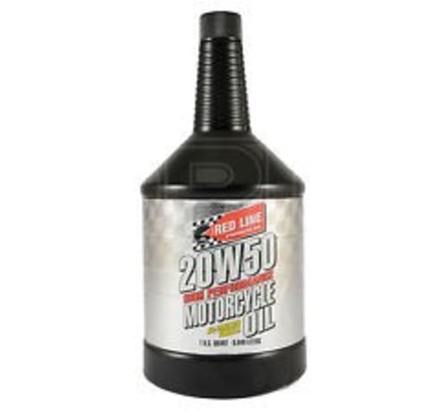 Red Line Synthetic oil Oil Sae 20W50 Full Synthetic V-Twin engines Fits: > All Harley Davidson Engines