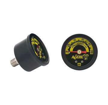 Accel Öldruckmanometer 100 psi schwarz oder chrom Passend für:> Universal