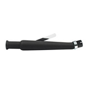 MCS Trumpet universal upswept left muffler 20-1/2" long black Fits: > 1 3/4" diameter headers.