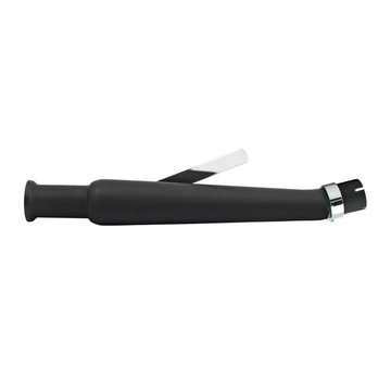 MCS Trompet universele upswept linker uitlaat 20-1/2" lang zwart Past op: > 1 3/4" diameter headers.