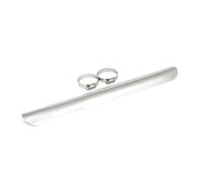 MCS Universal smooth heat shield 18" long chrome or black Fits: > 1-3/4" exhaust pipes