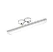 TC-Choppers Universal smooth heat shield 14" long chrome or black Fits: > 1-3/4" exhaust pipes