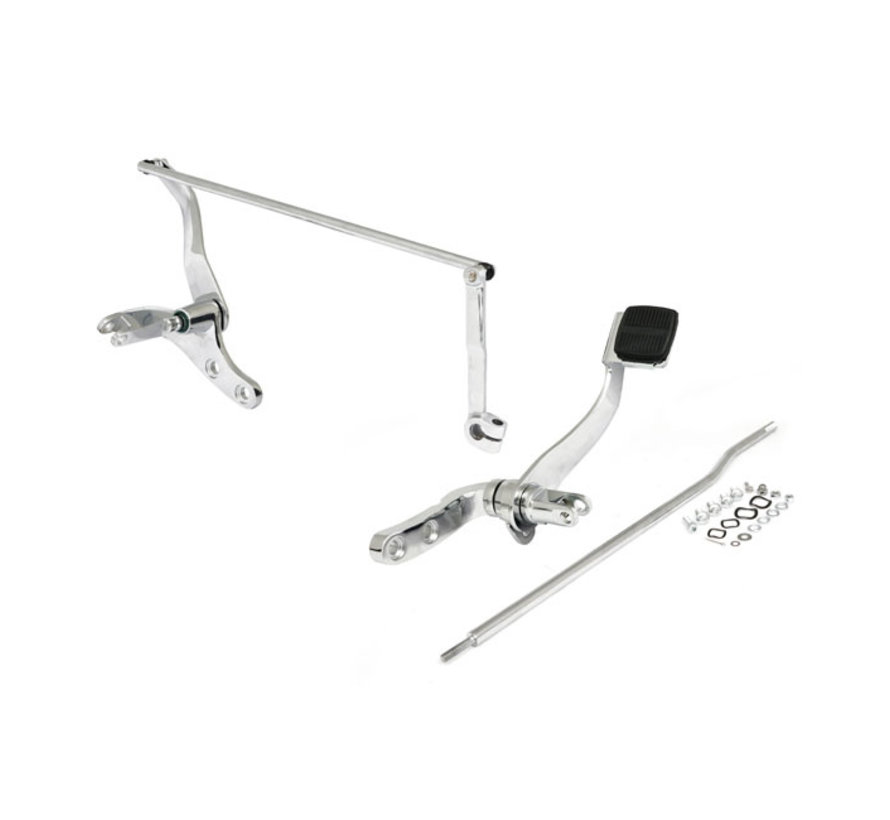 forward control kit for dyna glide black or chrome Fits: > 91-17 Dyna with mid-controls