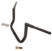 LA Choppers 1-1/2" Grande Twin Peaks Touring Handlebar (12") black or chrome Fits: >  14‐20 FLHT/​FLHX & FLHTCUTG