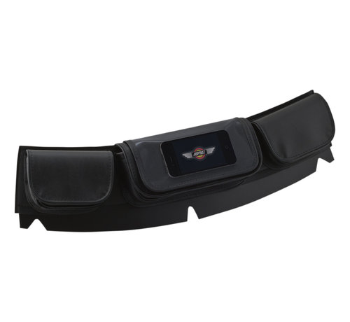 Hopnel Clear Pocket Tri-Pouch Windshield Bag Fits: > 99‑20 FLHT/ FLHX/ FLHTCUTG