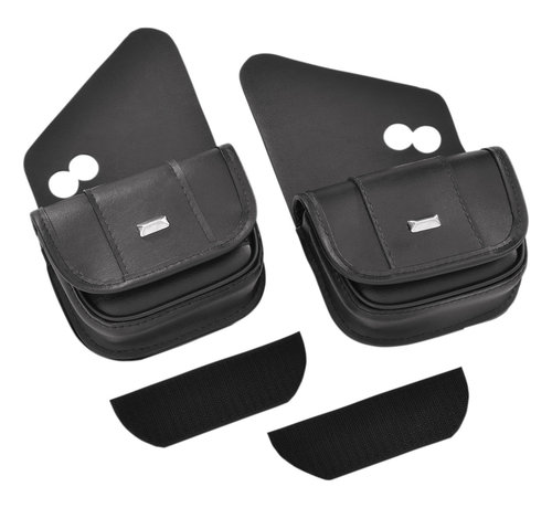 Hopnel Classic Dual Pouch Fits: > 99‑21 FLHT/ FLHX/ FLHTCUTG