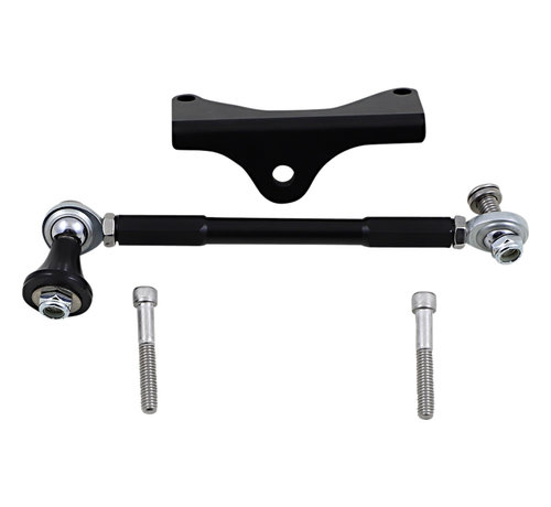 Alloy Art Touring Frame Stabilisatoren zwart Past op: > 17-21 FLHT/ FLHX/ FLHR/ FLTR en HD FL Trikes