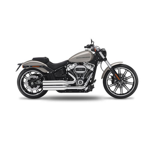 Kesstech Fusion Long 2-2 Auspuff schwarz oder verchromt gerade geschnitten kurz Passend für:> 107 "M8 Softail