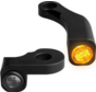 LED-Blinker der NANO-Serie Schwarze oder verchromte Rauch-LED Passend für:> 18-20 Softail