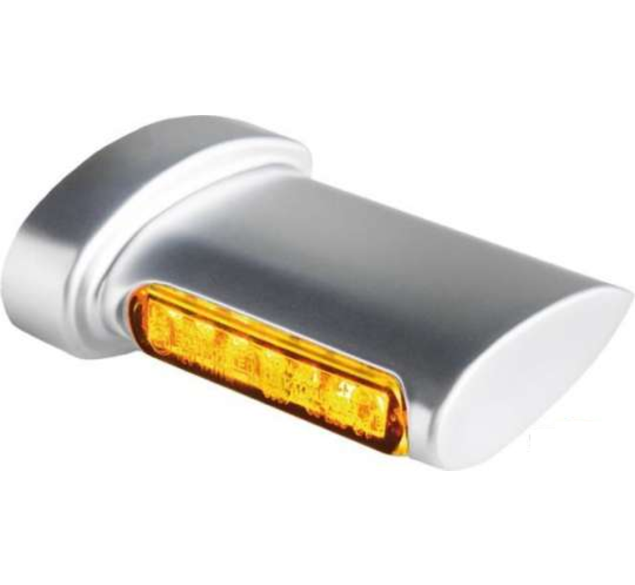 Clignotants LED Noir ou Chrome Fumée LED Compatible avec : > 93-20 Sportster 93-17 Dyna 93-20 Softail