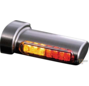 HeinzBikes Clignotants / feu arrière / frein à LED 3in1 LED fumée noire ou chromée Convient:> 93-20 Sportster, 93-17 Dyna, 93-20 Softail