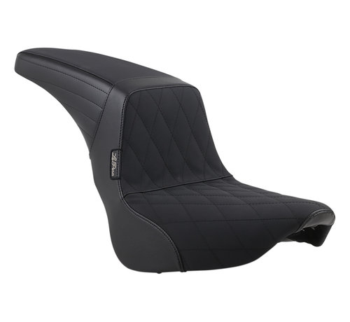 Le Pera Kickflip Seat - Diamond Grip Fits: > Softail 2018-2022