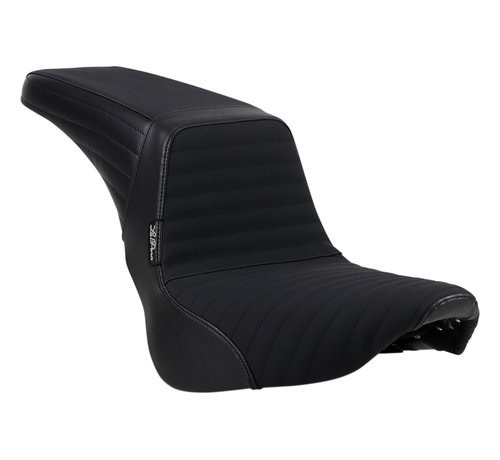 Le Pera Kickflip Seat - Pleated Grip Fits: > Softail 2018-2022