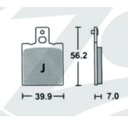 EBC Brakes Plaquette de frein EBC Harrison Billet