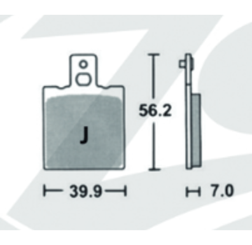 EBC Brakes Plaquette de frein EBC Harrison Billet