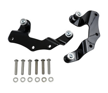 Cobra Docking Kit für abnehmbare Rückenlehne schwarz oder chrom Passend für: > 09‑13 FLHR/FLT/FLHT/FLTR/FLHX Modelle