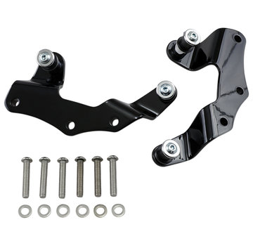 Cobra Docking Kit for Detachable Backrest black or chrome Fits : > 09‑13 FLHR/FLT/FLHT/FLTR/FLHX Models