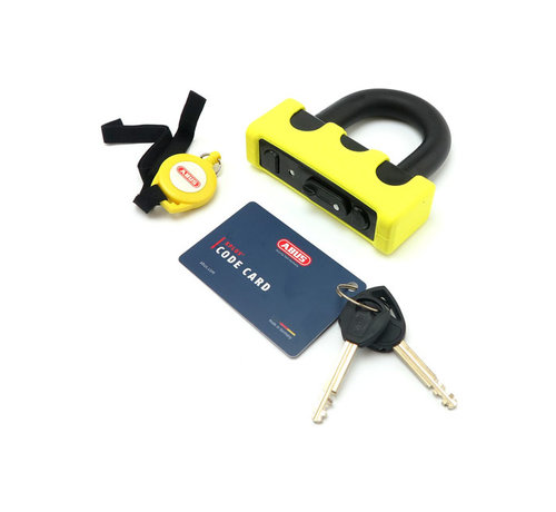 Abus Granit Power XS 67 padlock Yellow Blister pack Fits: > Universal