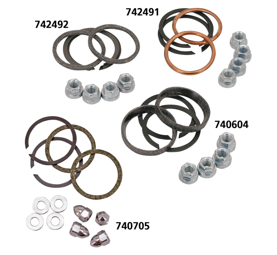 exhaust mounting kit Taco Motos Amsterdam