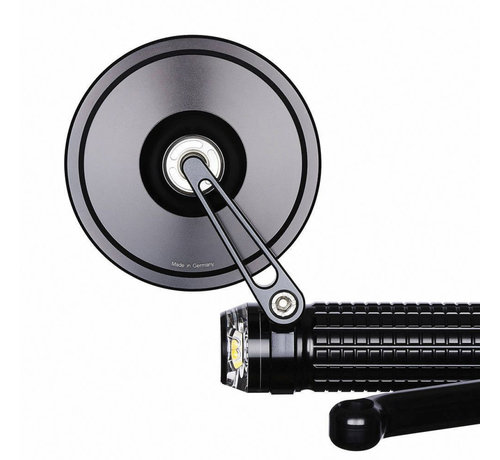 Motogadget handlebars m-Rear 75 rear view mirror 75 mm Fits: > Fits 1" (25 4mm) diameter handlebars