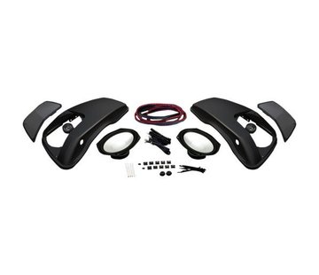 Hogtunes audio Satteltaschendeckel und XL-Lautsprecher-Kit Passend für:> 2014+ Touring